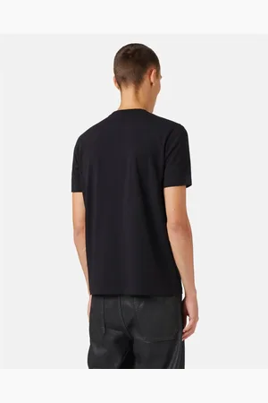 Iceberg Top, Herre, Sort, 3XL, Bomuld, Logo-Print Crewneck T-shirt