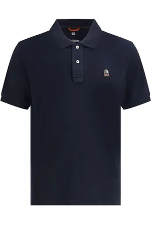 Parajumpers Top, Herre, Blå, M, Logo Patch Polo Shirt