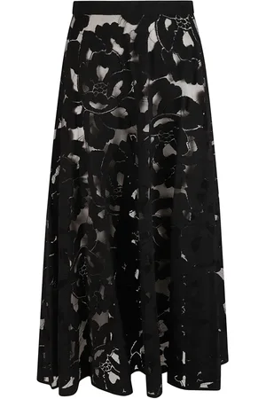 Max Mara Nederdel, Dame, Sort, S, Sort Zitto Nederdel