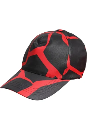 Dolce & Gabbana Tilbehør, Dame, Sort, 57 CM, Polyester, Rød Sort Blonder Baseball Kasket
