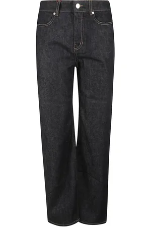 Max Mara Jeans, Dame, Blå, 3XS, Bomuld, Blå Jeans Ande