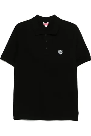 Kenzo Top, Herre, Sort, S, Bomuld, Glad Tiger Tee Stilfuld Bomuld Skjorte