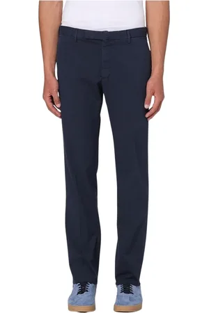 Incotex Bukser, Herre, Blå, L, Elegant Beige Casual Bukser