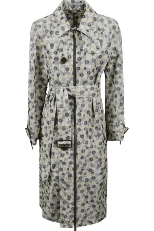 Burberry Frakke, Dame, Flerfarvet, S, Uld, Stilfulde Frakker til Kvinder