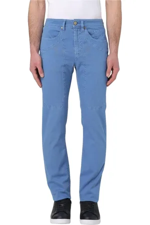 Jeckerson Jeans, Herre, Blå, W36, Bomuld, Grå Chino Bukser