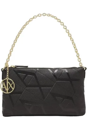Armani Exchange Taske, Dame, Sort, ONE SIZE, Polyester, Sort polyester håndtaske med elegant design