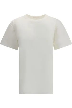 The Row Top, Dame, Hvid, XS, Bomuld, Ash Bomuld Silke T-Shirt