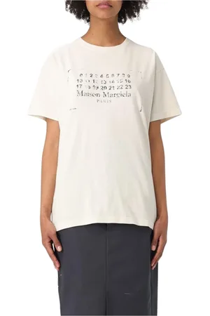 Maison Margiela Top, Dame, , XL, Bomuld, Hvid Oversized Tee