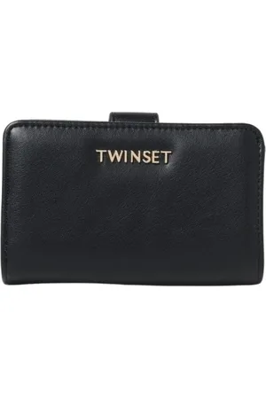 Twin-Set Tilbehør, Dame, Sort, ONE SIZE, Uld, Sort Elegance Pung