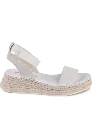 Calvin Klein Sko, Dame, , 39 EU, Læder, Læder Kile Sandaler