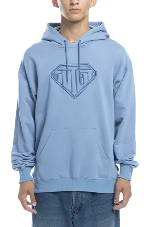 IUTER Sweathshirts & Hoodies, Herre, Blå, L, Uld, Logo Hoodie