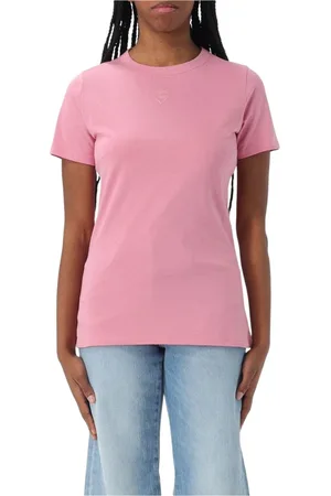 HUGO BOSS Top, Dame, Lilla, L, Uld, Lilla Crew Neck T-Shirt