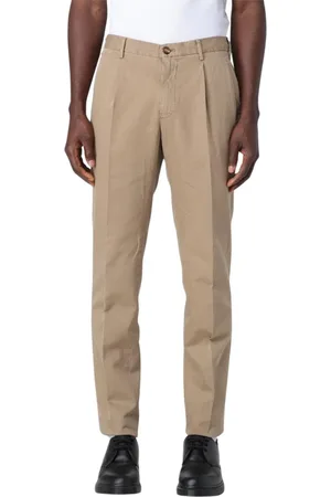 Incotex Bukser, Herre, , M, Bomuld, Plisseret Bomuld Chinos
