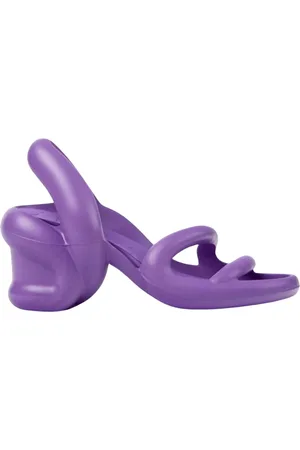 Camper Sko, Dame, Lilla, 37 EU, Uld, Skulpturel hælsandal i violet