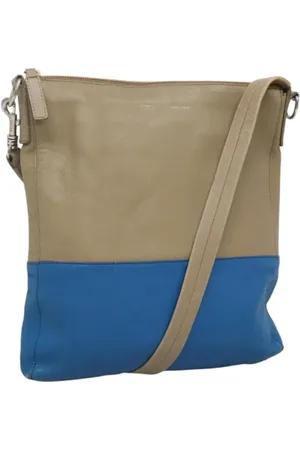 Céline Pre-owned, Dame, Flerfarvet, ONE SIZE, Uld, Pre-owned Laeder celine-tasker