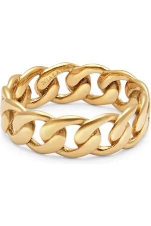 Nialaya Tilbehør, Dame, Gul, 58 MM, Chain Ring in Gold