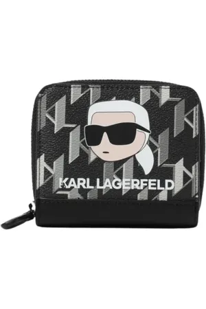 Karl Lagerfeld Tilbehør, Dame, Sort, ONE SIZE, Uld, Wallets & Cardholders
