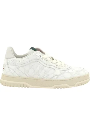 Gucci Sko, Dame, Flerfarvet, 37 1/2 EU, Læder, Logo Læder Sneakers