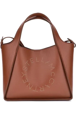 Stella McCartney Taske, Dame, Brun, ONE SIZE, Læder, Ikonisk Faux Læder Tote Taske