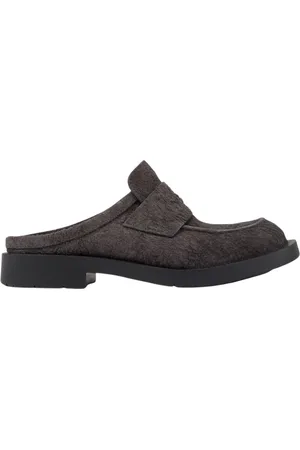 Camper Sko, Dame, Grå, 40 EU, Grå Ruskind Loafers til Kvinder