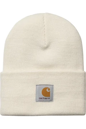 Carhartt Tilbehør, Herre, , ONE SIZE, Uld, Ribstrikket Logo Hue