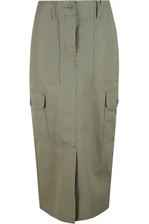 Max Mara Nederdel, Dame, Grøn, XS, Bomuld, Calais Nederdele til Weekend