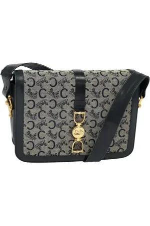 Céline Pre-owned, unisex, Blå, ONE SIZE, Uld, Pre-owned Canvas celine-tasker