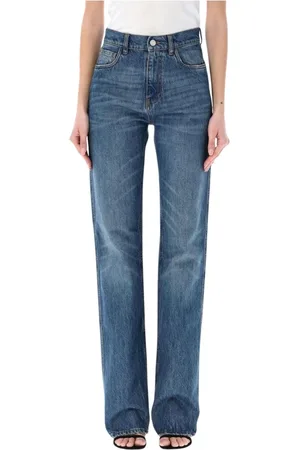 COPERNI Jeans, Dame, Blå, M, Bomuld, Klassiske Wide Leg Jeans Blå