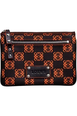 Loewe Pre-owned, Dame, Sort, ONE SIZE, Tyl, Pre-owned canvas håndtasker