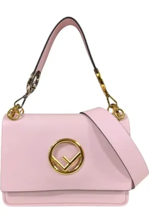 Fendi Pre-owned, Dame, Lyserød, ONE SIZE, Tyl, Pre-owned Laeder fendi-tasker