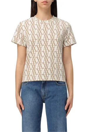 Armani Exchange Top, Dame, , XS, Bomuld, Elegant Monogram Tee i
