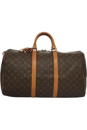 LOUIS VUITTON Pre-owned, Dame, Brun, ONE SIZE, Tyl, Pre-owned canvas tasker