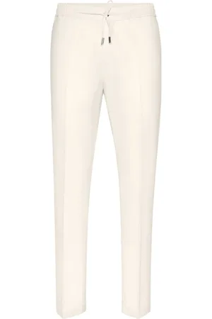 BILLIONAIRE Bukser, Herre, Hvid, 2XL, Casual Slim Fit Bukser