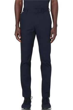 HUGO BOSS Bukser, Herre, Blå, M, Bomuld, Blå SlimFit Stræk Bukser