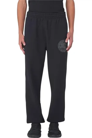 Burberry Bukser, Herre, Sort, L, Bomuld, Sort Logo Print Sweatpants