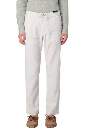 HUGO BOSS Bukser, Herre, Hvid, W36, Sand Casual Bukser