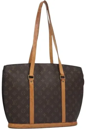 LOUIS VUITTON Pre-owned, Dame, Brun, ONE SIZE, Tyl, Pre-owned canvas tasker