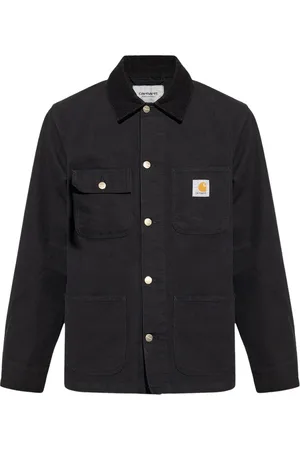 Carhartt Jakke, Herre, Sort, 2XL, Denim, Denim jakke med logo