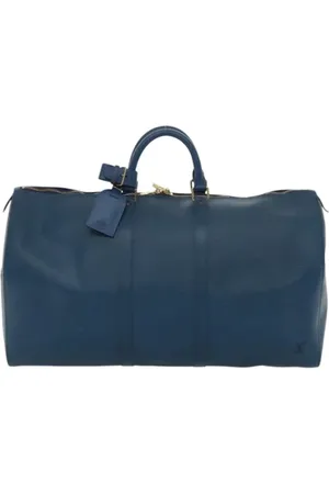 LOUIS VUITTON Pre-owned, Dame, Blå, ONE SIZE, Tyl, Pre-owned Laeder louis-vuitton-tasker