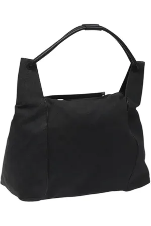 Gucci Pre-owned, Dame, Sort, ONE SIZE, Uld, Pre-owned Canvas gucci-tasker