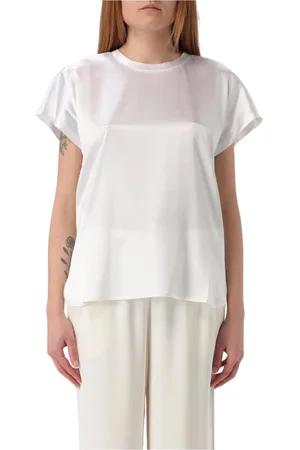 Pinko Bluser & Skjorter, Dame, Hvid, 2XS, Elegant Silkebluse
