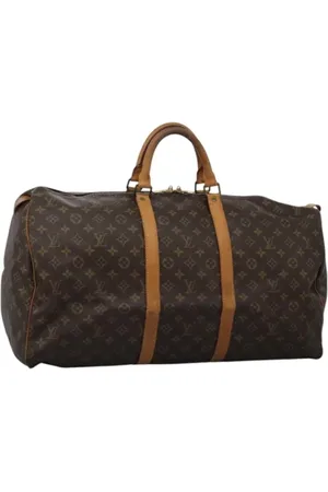 LOUIS VUITTON Pre-owned, Dame, Brun, ONE SIZE, Tyl, Pre-owned canvas tasker