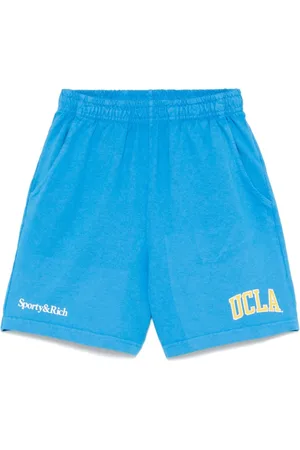 Sporty & Rich Shorts, Dame, Blå, L, Blå Sporty Stil Sh039615637Bl
