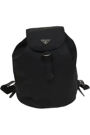 Prada Pre-owned, Dame, Sort, ONE SIZE, Nylon, Pre-owned nylon rygsaekke