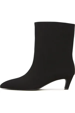 CESARE GASPARI Sko, Dame, Sort, 38 EU, Kitten Heel Ankelstøvler Dolly - Sort