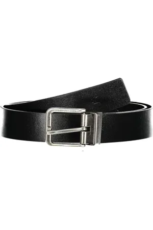 Calvin Klein Tilbehør, Herre, Sort, 115 CM, Læder, Vendbar Læderbælte