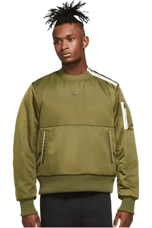 Nike Sweathshirts & Hoodies, Herre, Grøn, L, Tyl, Grøn Crewneck Style Essentials+