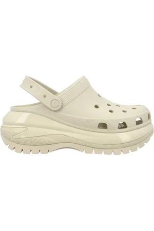 Crocs Sko, Herre, Hvid, 38 EU, Gul Creme Komfort Træsko