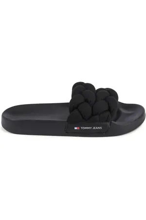 Tommy Hilfiger Sko, Dame, Sort, 41 EU, Polyester, Sorte Polyester Flip Flops