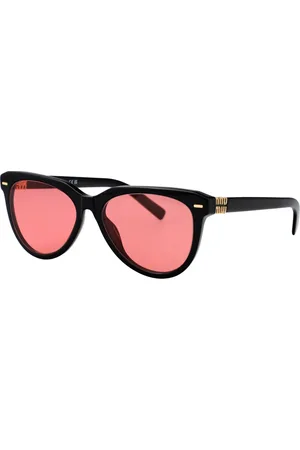 Miu Miu Tilbehør, Dame, Sort, 56 MM, Uld, Stilfulde solbriller til modebevidst look